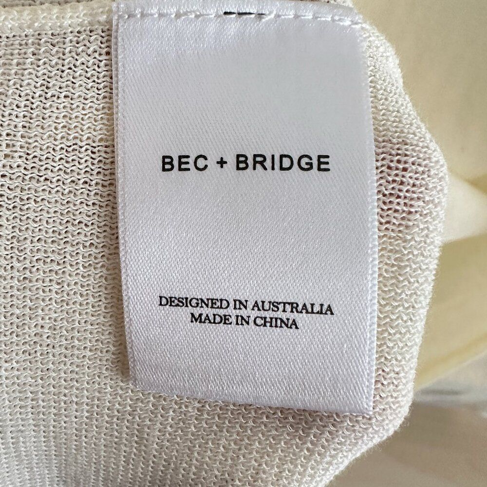 NWT Bec + bridge semi sheer cotton knit maxi skirt - Picture 6 of 7